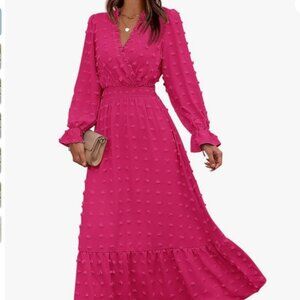 NWT gorgeous pink boho dress for all seasons